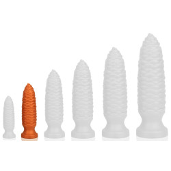 TheAssGasm Plug Long Pine S 15 x 4 cm Orange